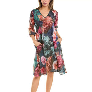 JOHNNY WAS | NWT Studio Voya Silk Dress Size Small